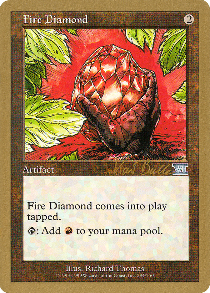 Fire Diamond (Kai Budde) [World Championship Decks 1999] | Gate City Games LLC