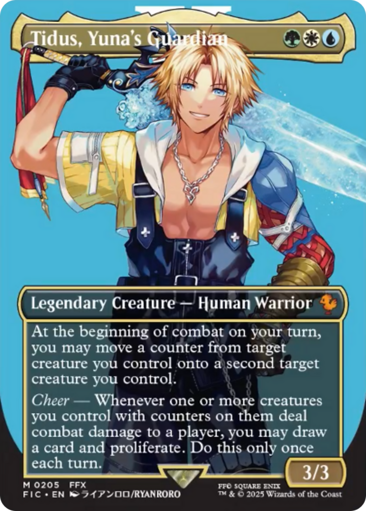 Tidus, Yuna's Guardian (Borderless) [FINAL FANTASY Commander] | Gate City Games LLC