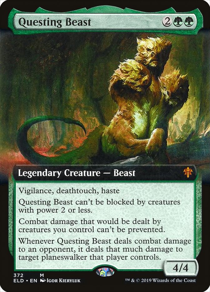 Questing Beast (Extended Art) [Throne of Eldraine] | Gate City Games LLC