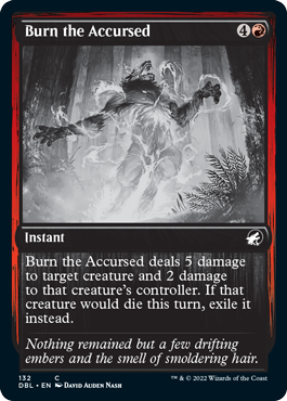 Burn the Accursed [Innistrad: Double Feature] | Gate City Games LLC