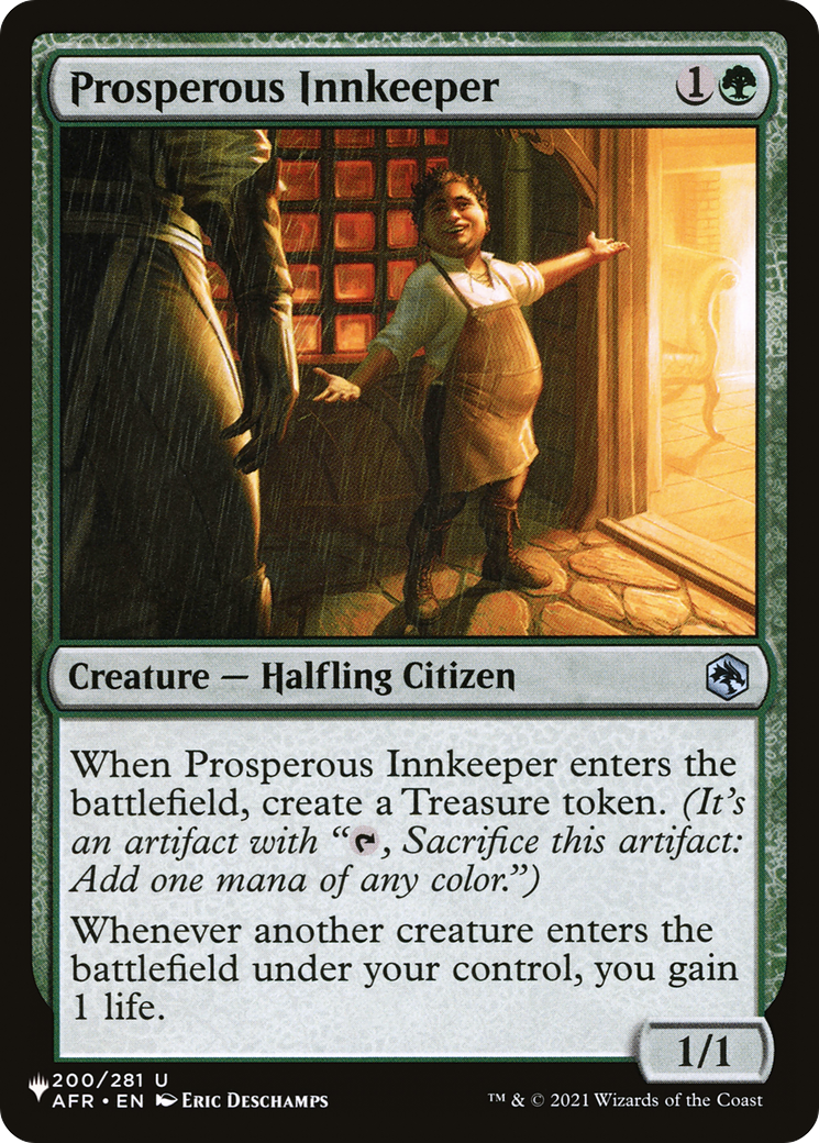 Prosperous Innkeeper [The List Reprints] | Gate City Games LLC