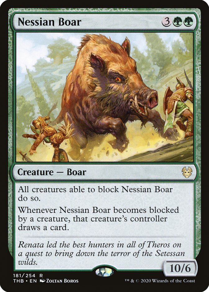 Nessian Boar [Theros Beyond Death] | Gate City Games LLC