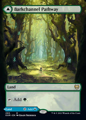 Barkchannel Pathway // Tidechannel Pathway (Borderless Alternate Art) [Kaldheim] | Gate City Games LLC