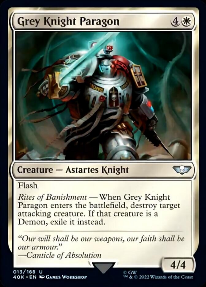 Grey Knight Paragon (Surge Foil) [Warhammer 40,000] | Gate City Games LLC