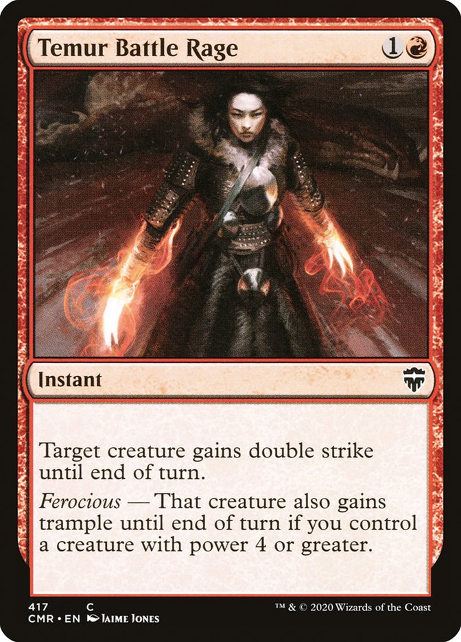 Temur Battle Rage [Commander Legends] | Gate City Games LLC