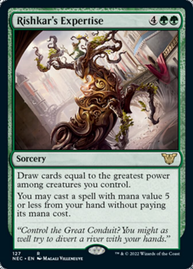 Rishkar's Expertise [Kamigawa: Neon Dynasty Commander] | Gate City Games LLC