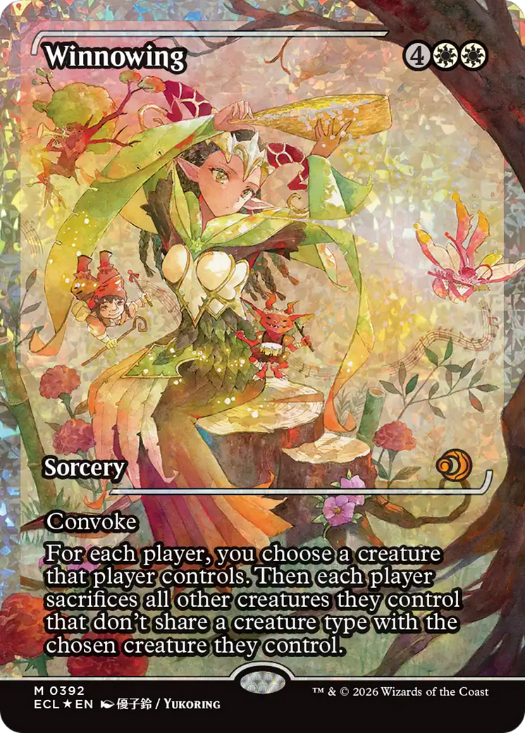 Winnowing (Showcase) (Fracture Foil) [Lorwyn Eclipsed] | Gate City Games LLC