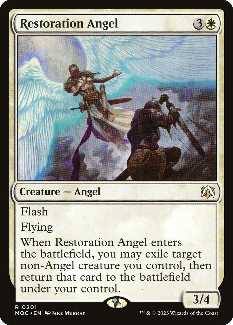 Restoration Angel [March of the Machine Commander] | Gate City Games LLC