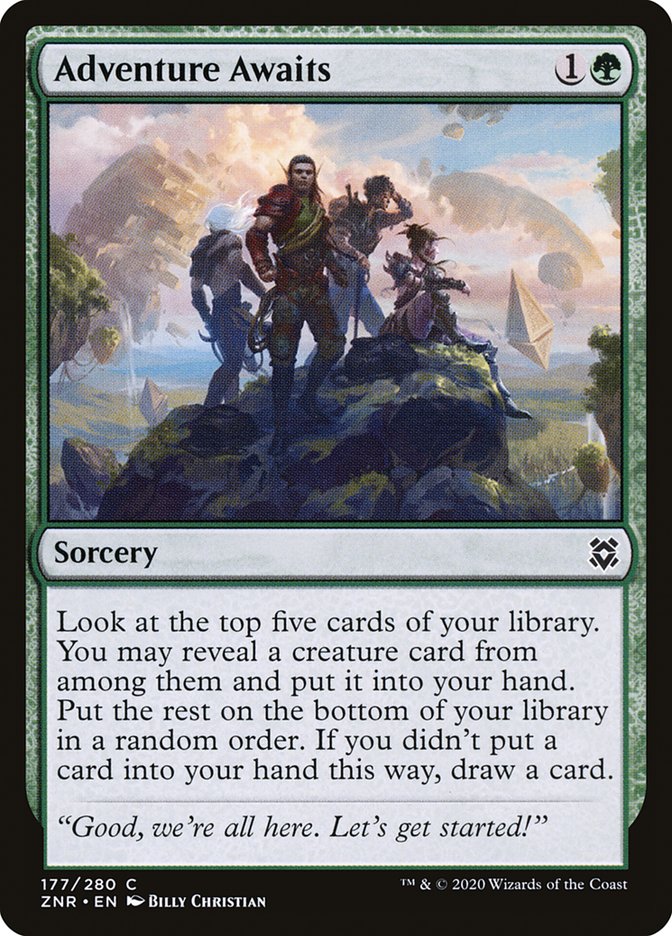 Adventure Awaits [Zendikar Rising] | Gate City Games LLC