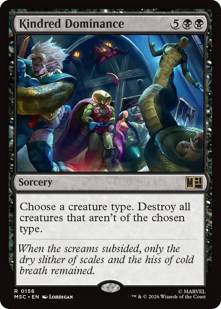 Kindred Dominance (Surge Foil) [Marvel Super Heroes Commander] | Gate City Games LLC