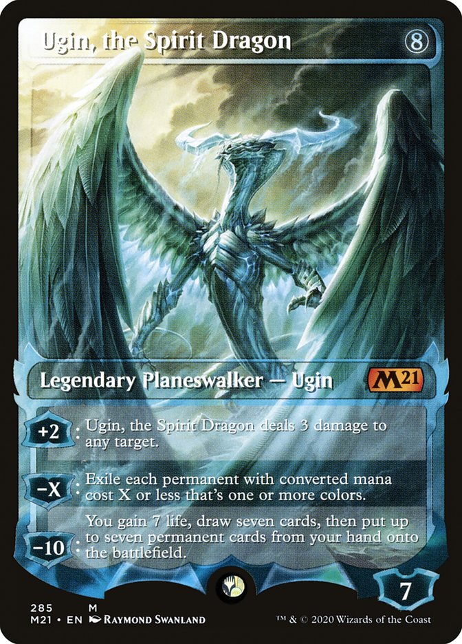 Ugin, the Spirit Dragon (285) (Extended Art) [Core Set 2021] | Gate City Games LLC