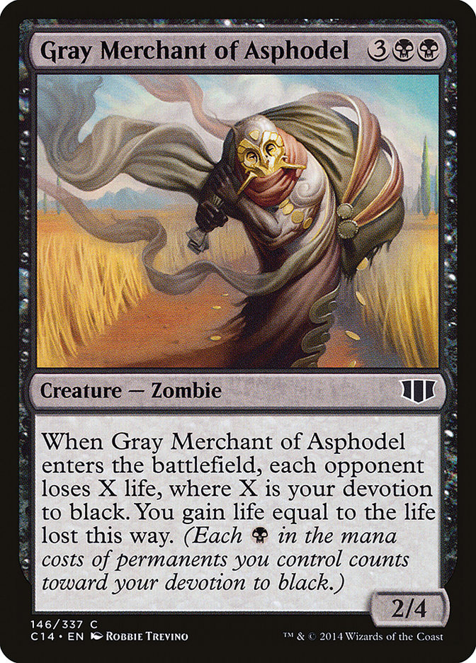 Gray Merchant of Asphodel [Commander 2014] | Gate City Games LLC
