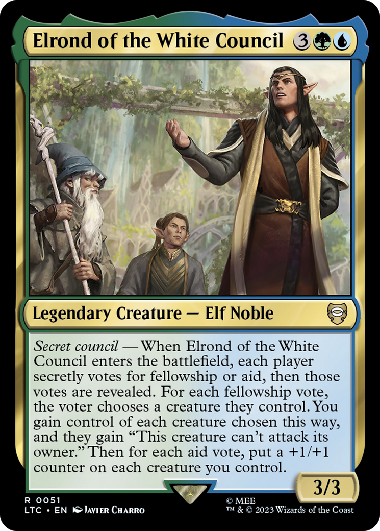 Elrond of the White Council [The Lord of the Rings: Tales of Middle-Earth Commander] | Gate City Games LLC