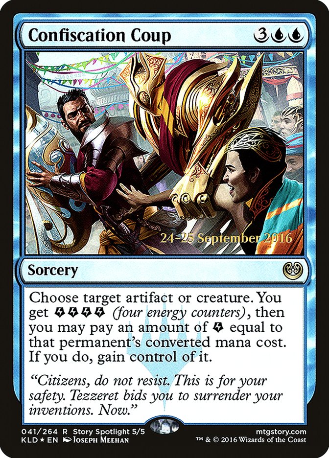 Confiscation Coup [Kaladesh Prerelease Promos] | Gate City Games LLC