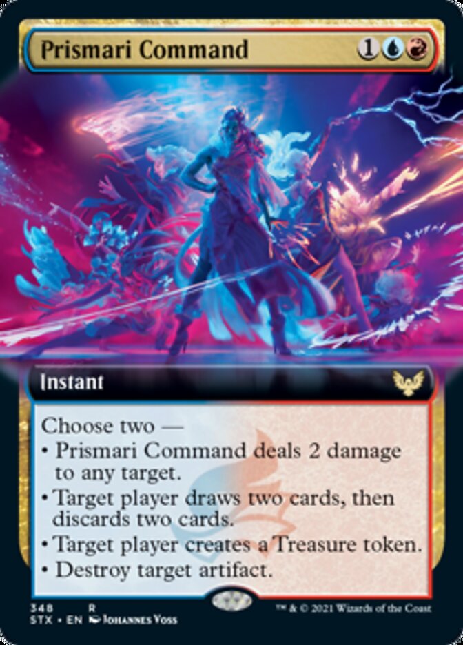 Prismari Command (Extended Art) [Strixhaven: School of Mages] | Gate City Games LLC