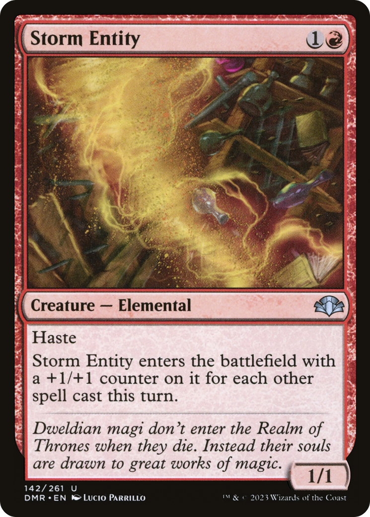 Storm Entity [Dominaria Remastered] | Gate City Games LLC