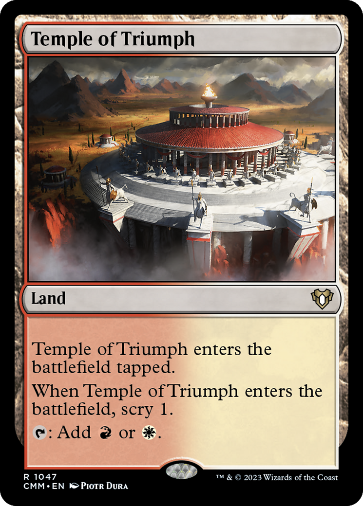 Temple of Triumph [Commander Masters] | Gate City Games LLC