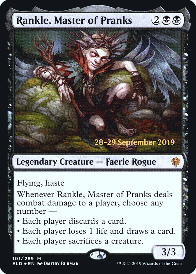 Rankle, Master of Pranks [Throne of Eldraine Prerelease Promos] | Gate City Games LLC