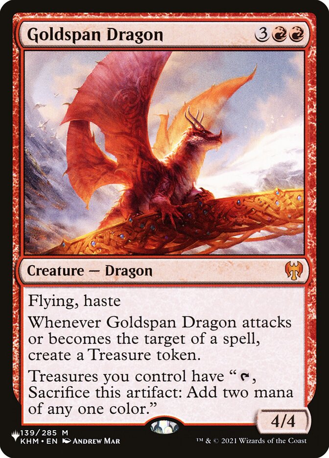 Goldspan Dragon [The List] | Gate City Games LLC