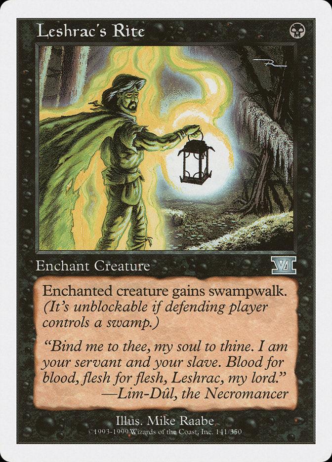 Leshrac's Rite [Classic Sixth Edition] | Gate City Games LLC