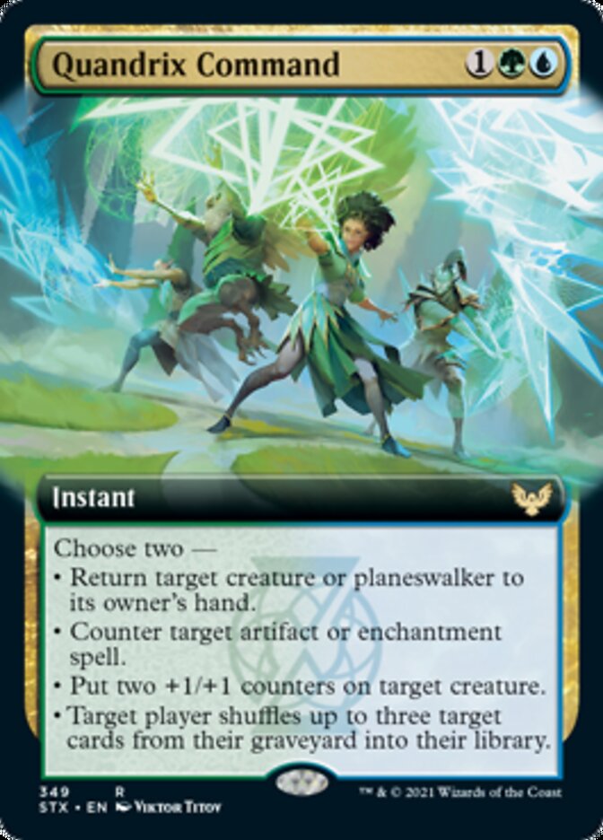 Quandrix Command (Extended Art) [Strixhaven: School of Mages] | Gate City Games LLC