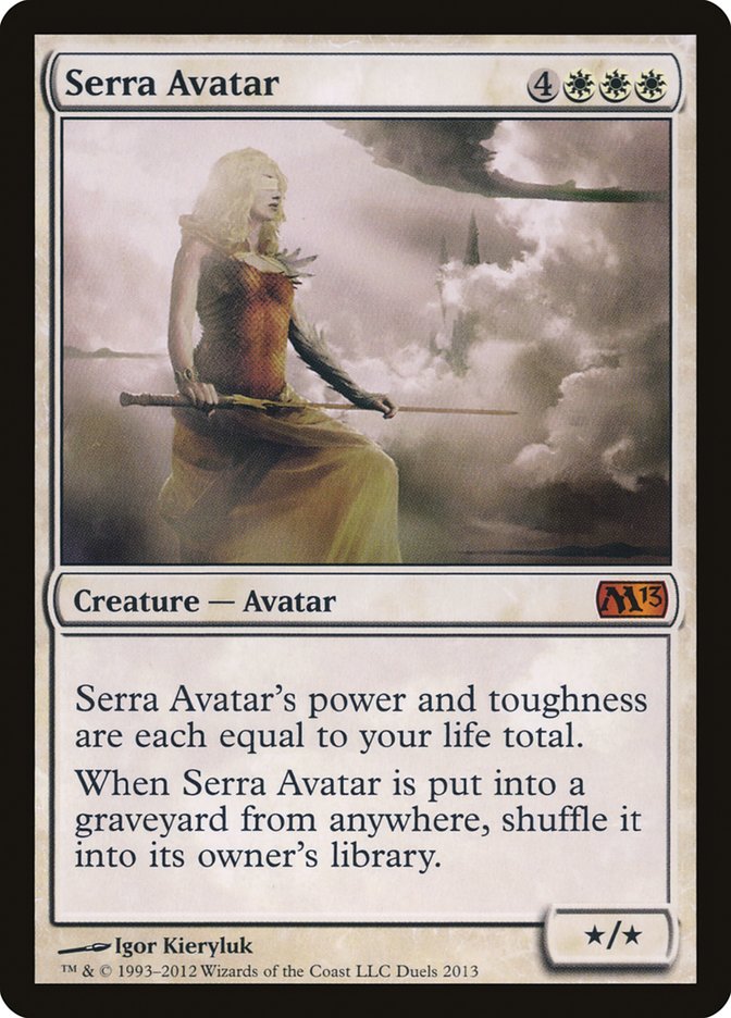 Serra Avatar (Duels of the Planeswalkers Promos) [Duels of the Planeswalkers Promos 2012] | Gate City Games LLC