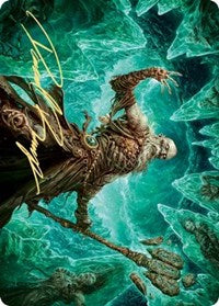 Draugr Necromancer Art Card (Gold-Stamped Signature) [Kaldheim Art Series] | Gate City Games LLC