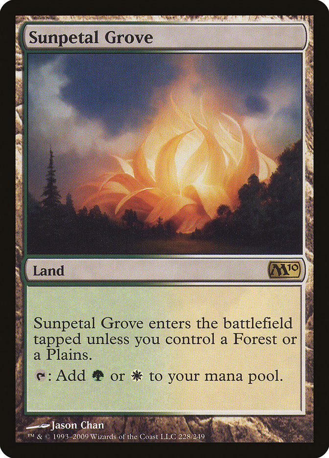 Sunpetal Grove [Magic 2010] | Gate City Games LLC