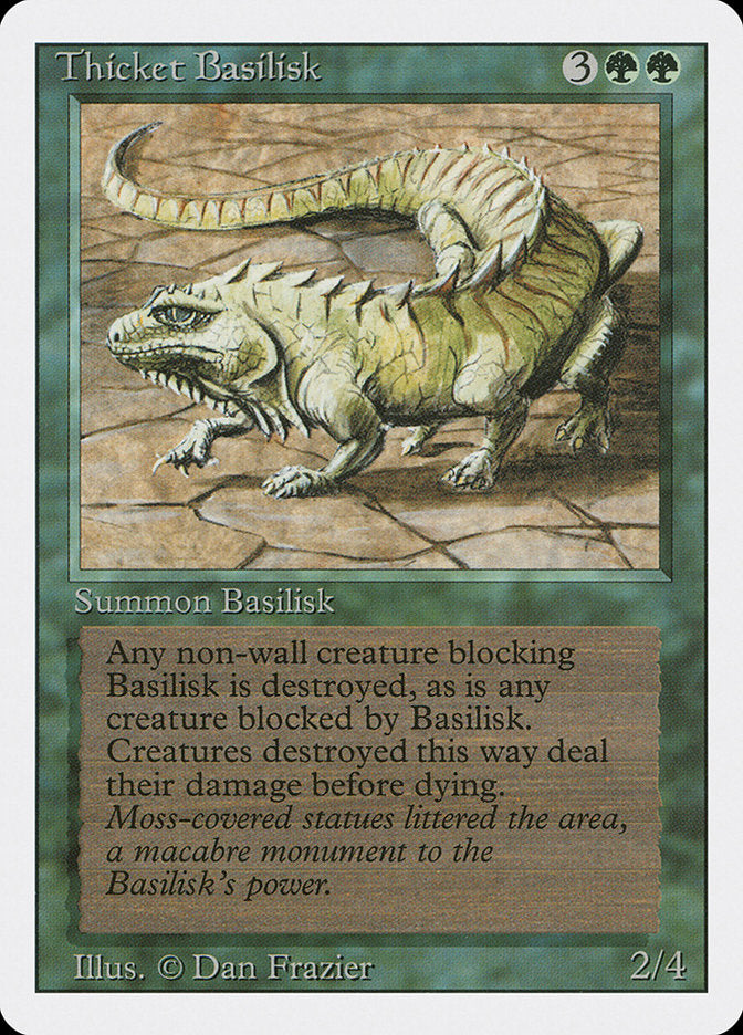 Thicket Basilisk [Revised Edition] | Gate City Games LLC