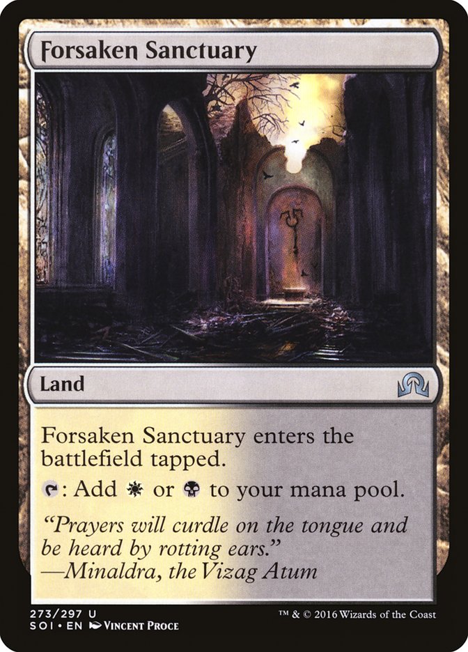 Forsaken Sanctuary [Shadows over Innistrad] | Gate City Games LLC
