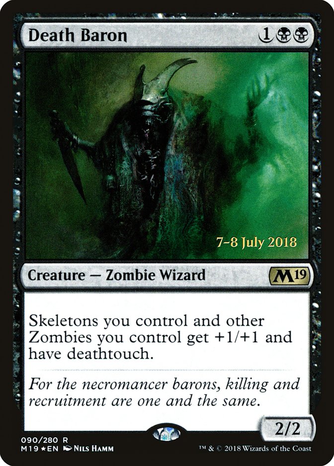 Death Baron [Core Set 2019 Prerelease Promos] | Gate City Games LLC