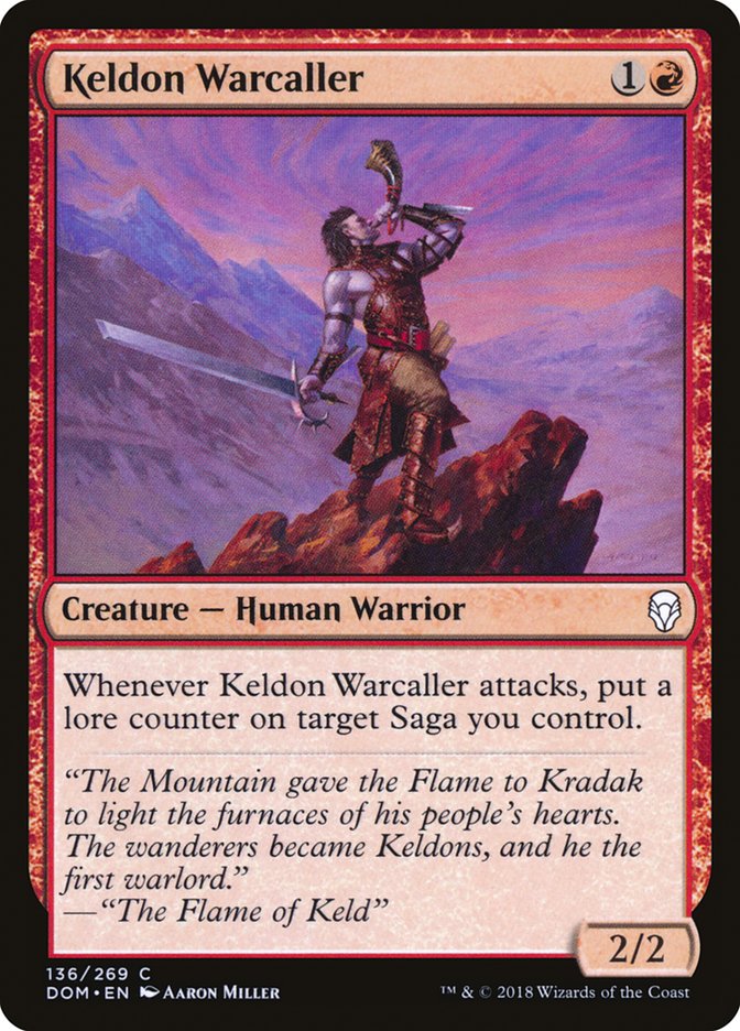 Keldon Warcaller [Dominaria] | Gate City Games LLC