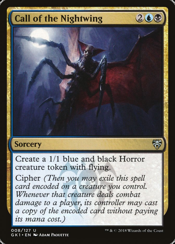 Call of the Nightwing [Guilds of Ravnica Guild Kit] | Gate City Games LLC