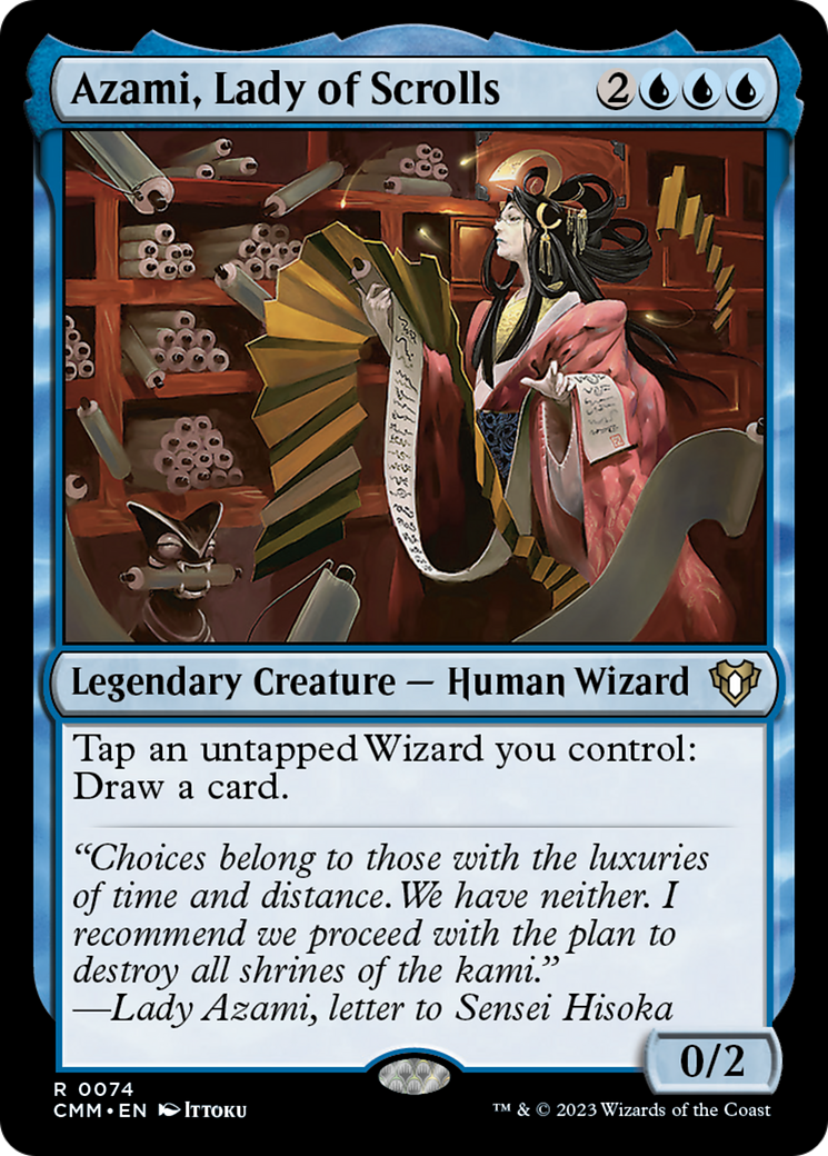 Azami, Lady of Scrolls [Commander Masters] | Gate City Games LLC