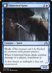 Uninvited Geist // Unimpeded Trespasser [Shadows over Innistrad] | Gate City Games LLC