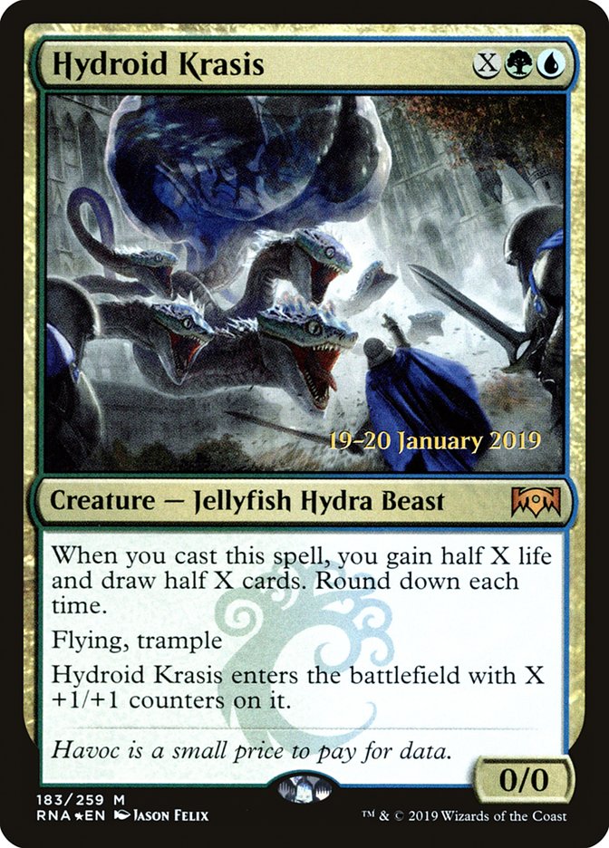 Hydroid Krasis [Ravnica Allegiance Prerelease Promos] | Gate City Games LLC
