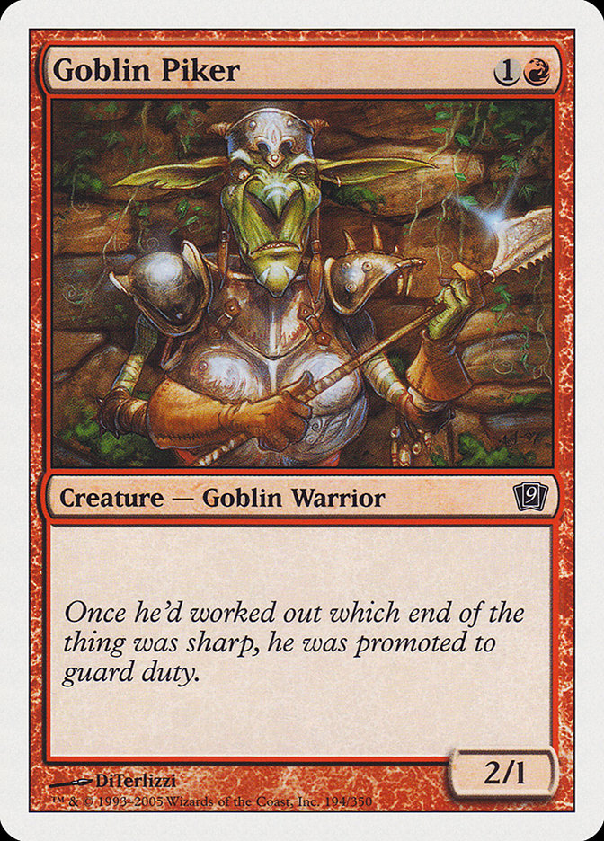 Goblin Piker [Ninth Edition] | Gate City Games LLC