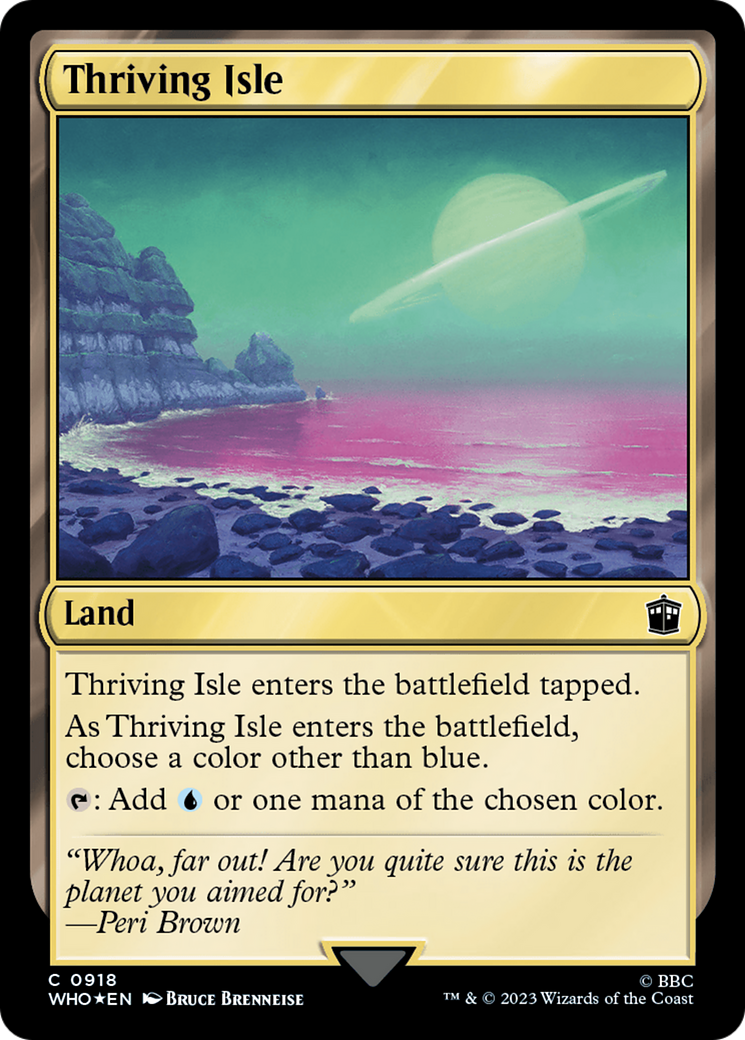 Thriving Isle (Surge Foil) [Doctor Who] | Gate City Games LLC