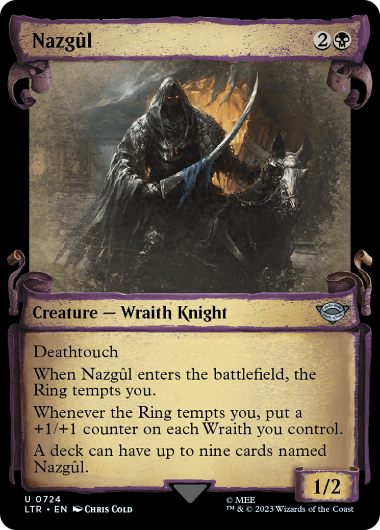 Nazgul (0724) [The Lord of the Rings: Tales of Middle-Earth Showcase Scrolls] | Gate City Games LLC