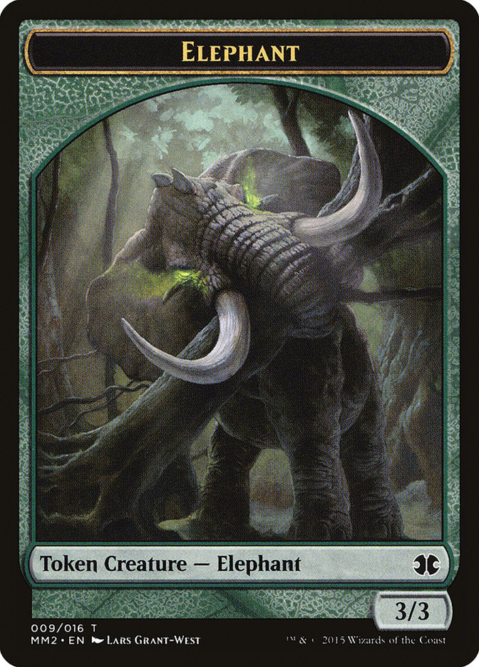 Elephant Token [Modern Masters 2015 Tokens] | Gate City Games LLC