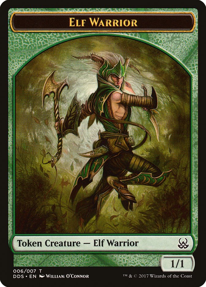 Elf Warrior Token [Duel Decks: Mind vs. Might Tokens] | Gate City Games LLC