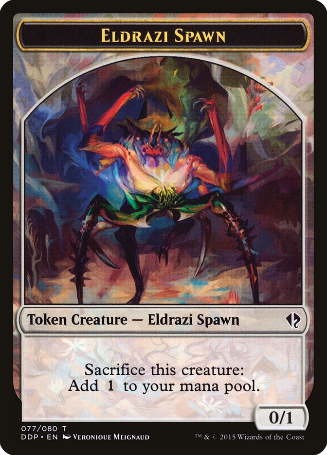 Eldrazi Spawn Token (077/080) [Duel Decks: Zendikar vs. Eldrazi] | Gate City Games LLC