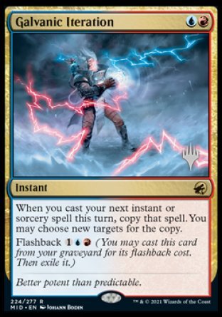 Galvanic Iteration (Promo Pack) [Innistrad: Midnight Hunt Promos] | Gate City Games LLC