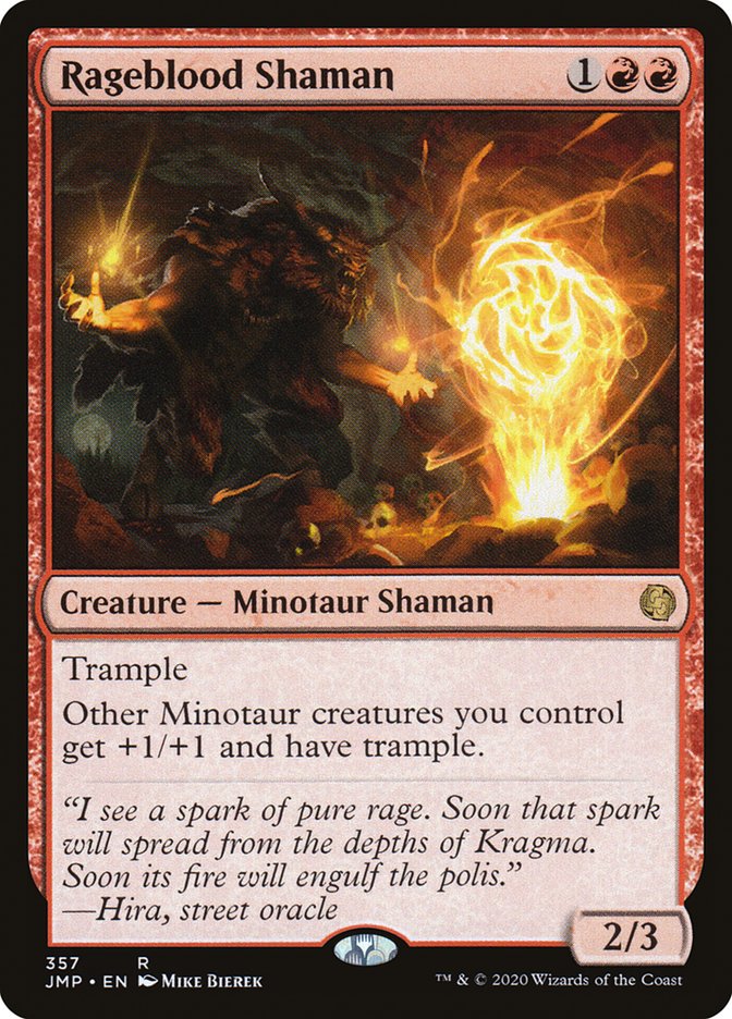 Rageblood Shaman [Jumpstart] | Gate City Games LLC