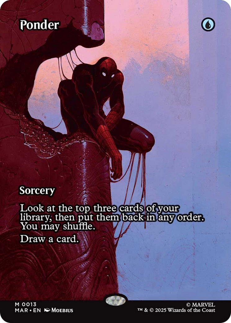 Ponder (Borderless) [Marvel Universe: Eternal-Legal] | Gate City Games LLC
