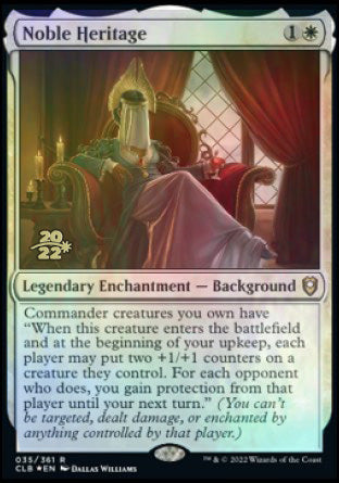 Noble Heritage [Commander Legends: Battle for Baldur's Gate Prerelease Promos] | Gate City Games LLC