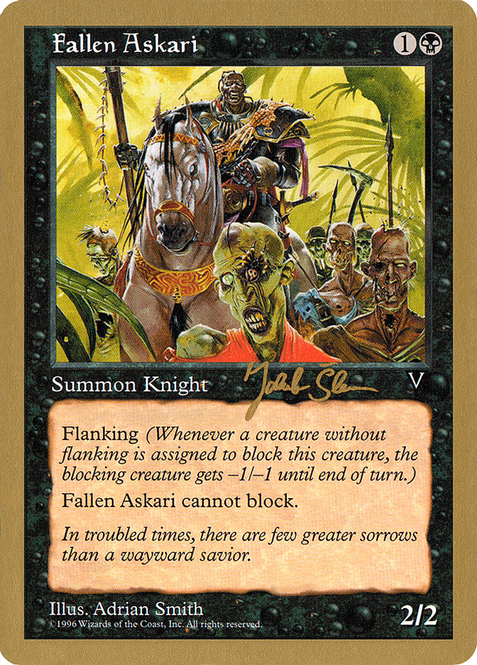 Fallen Askari (Jakub Slemr) [World Championship Decks 1997] | Gate City Games LLC