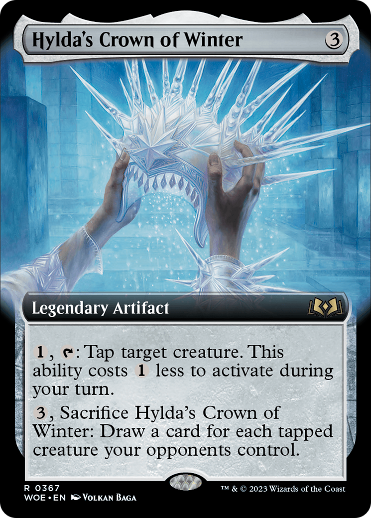 Hylda's Crown of Winter (Extended Art) [Wilds of Eldraine] | Gate City Games LLC