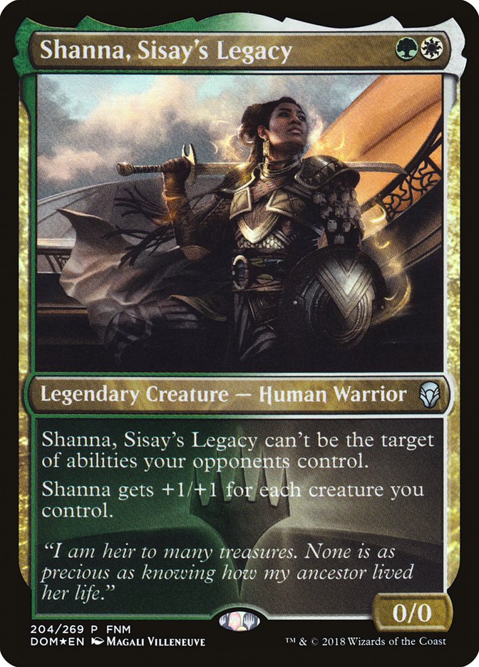 Shanna, Sisay's Legacy (FNM) [Dominaria Promos] | Gate City Games LLC