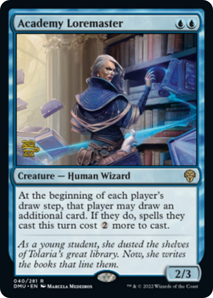 Academy Loremaster [Dominaria United Prerelease Promos] | Gate City Games LLC
